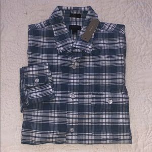 J. Crew Blue & White Plaid Button Down Shirt ✨New✨